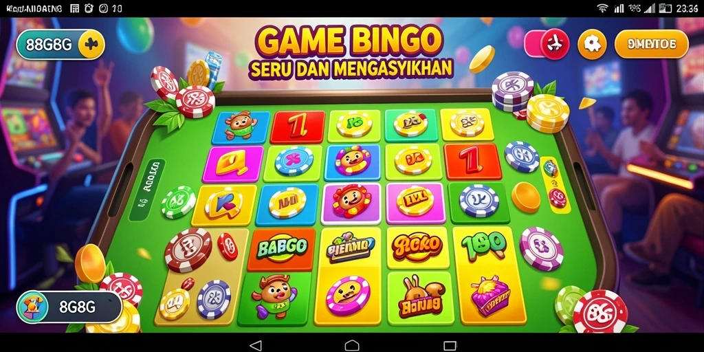 Beragam angka Bingo yang menunggu untuk Anda tandai.