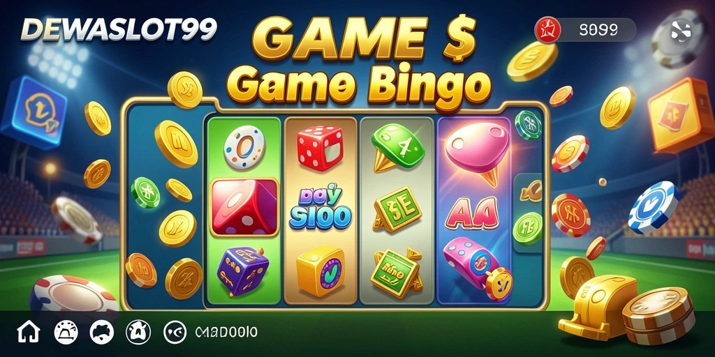 Tampilan gameplay Bingo yang seru di DEWASLOT99.