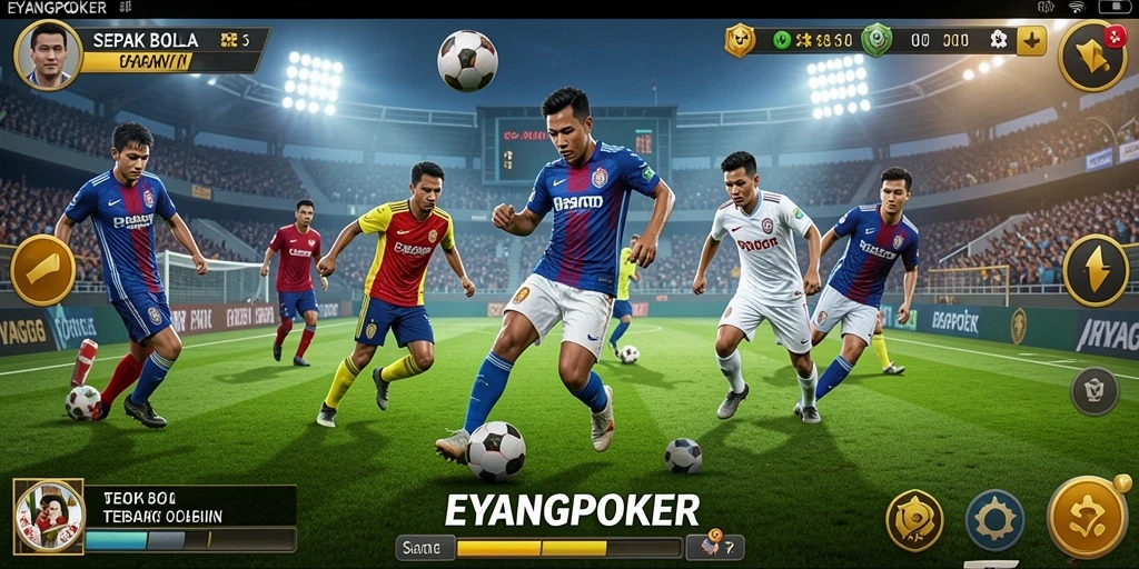 Tangkapan layar dari gameplay EYANGPOKER yang mendebarkan dan penuh aksi.