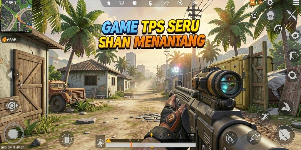 Screenshot gameplay G668 yang intens dan menakjubkan.