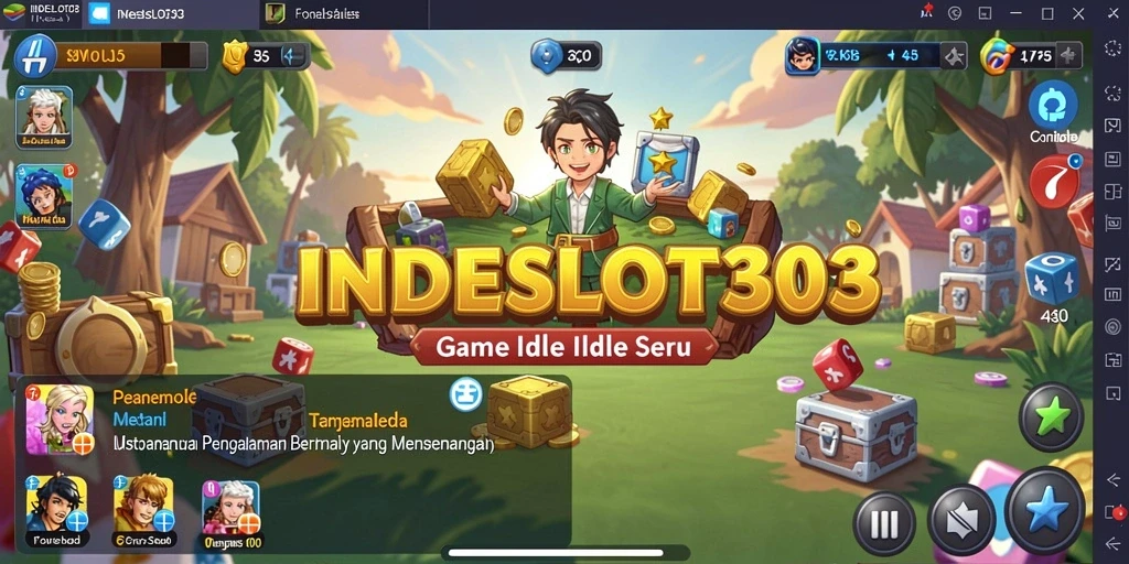 Tampilan gameplay <strong>INDESLOT303</strong> yang seru dan menarik.
