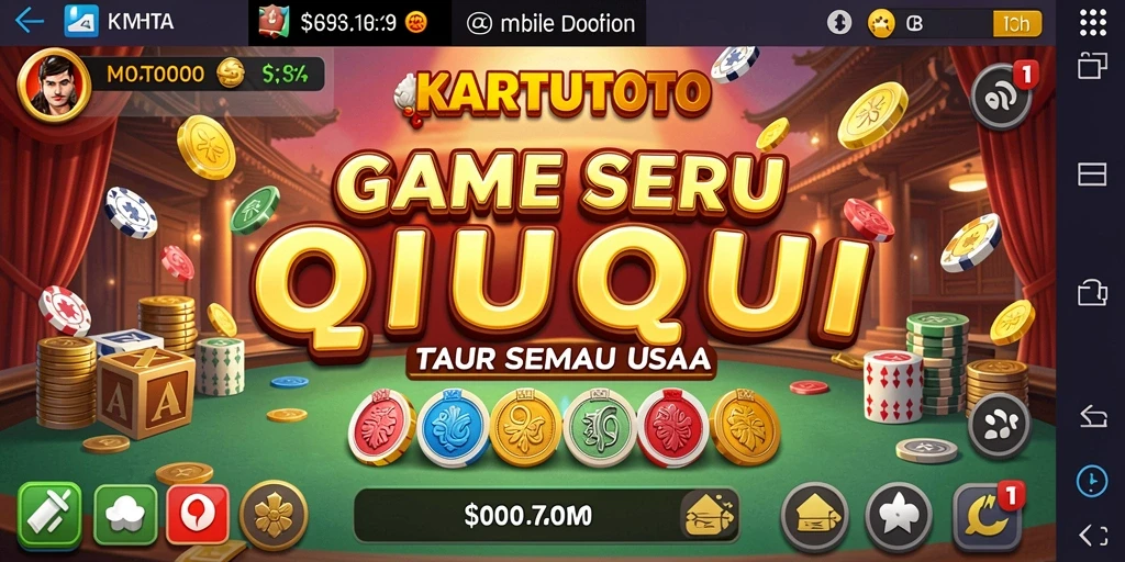 Gameplay seru QiuQiu di KARTUTOTO.
