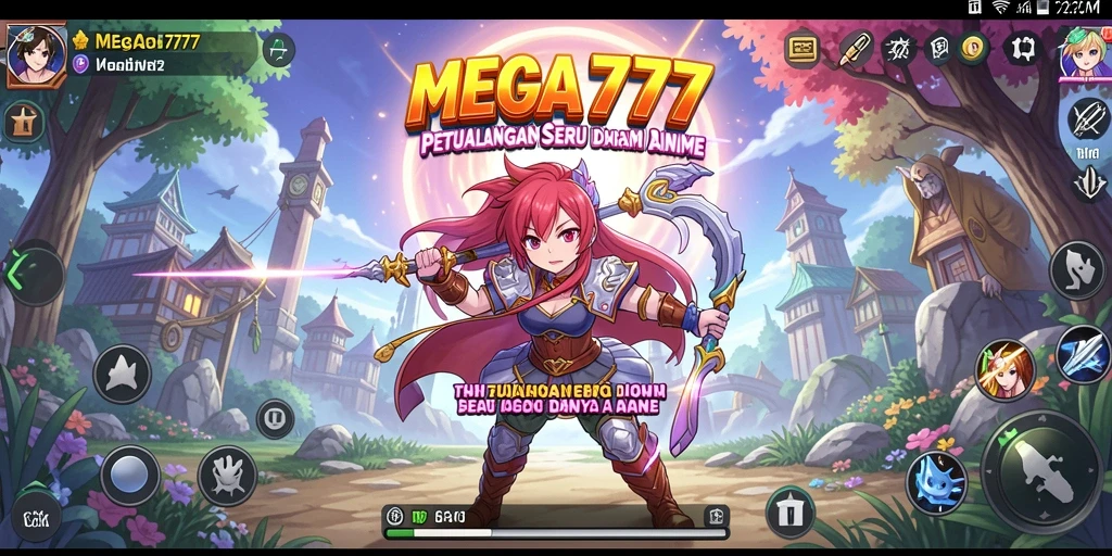 Tampilan gameplay MEGA777 yang mendebarkan dan penuh warna.