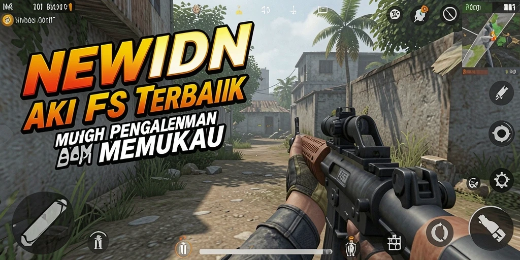 Gameplay intens dan seru dari NEWIDN di arena FPS.