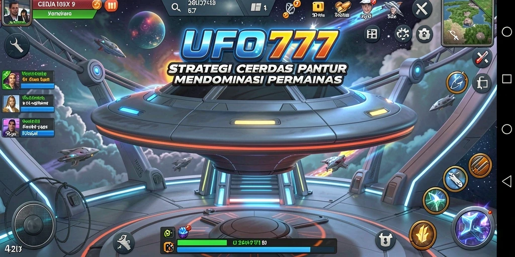 Tampilan gameplay UFO777 dengan berbagai unit yang beraksi.